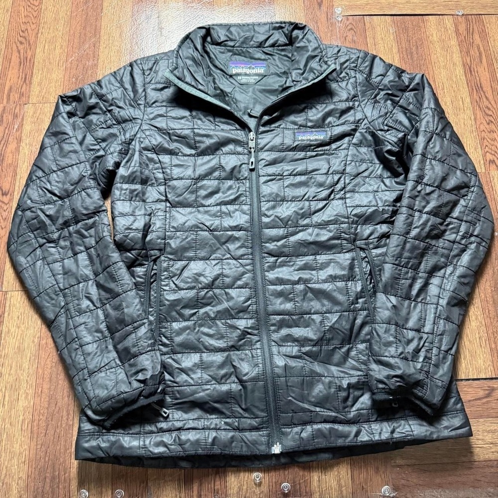 Patagonia Women's Black Nano Puff Insulated Prima Jacket XS FLAWS